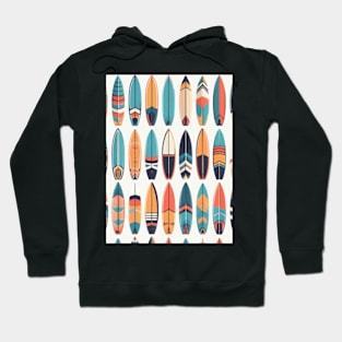 Surfboard Pattern Hoodie